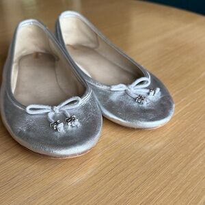 Sam Edelman New York Silver Ballet Flats